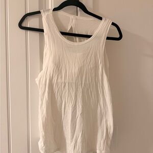Lululemon Athletica White Tank Top